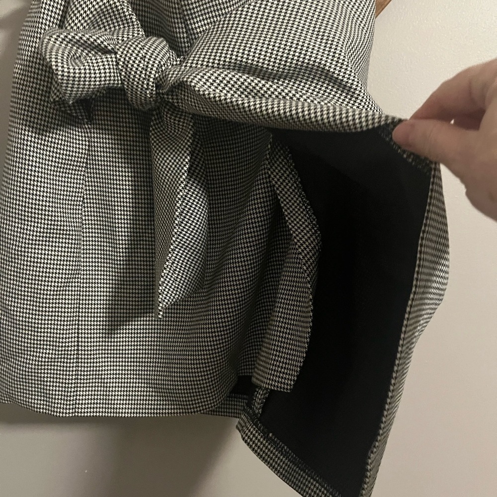 Zara asymmetrical bow wrap skirt - Picture 3 of 6